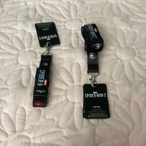 Spiderman Black Lanyard